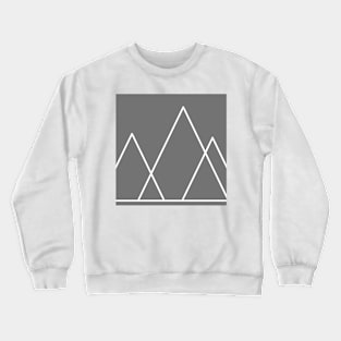 landscape, clear lines. Crewneck Sweatshirt